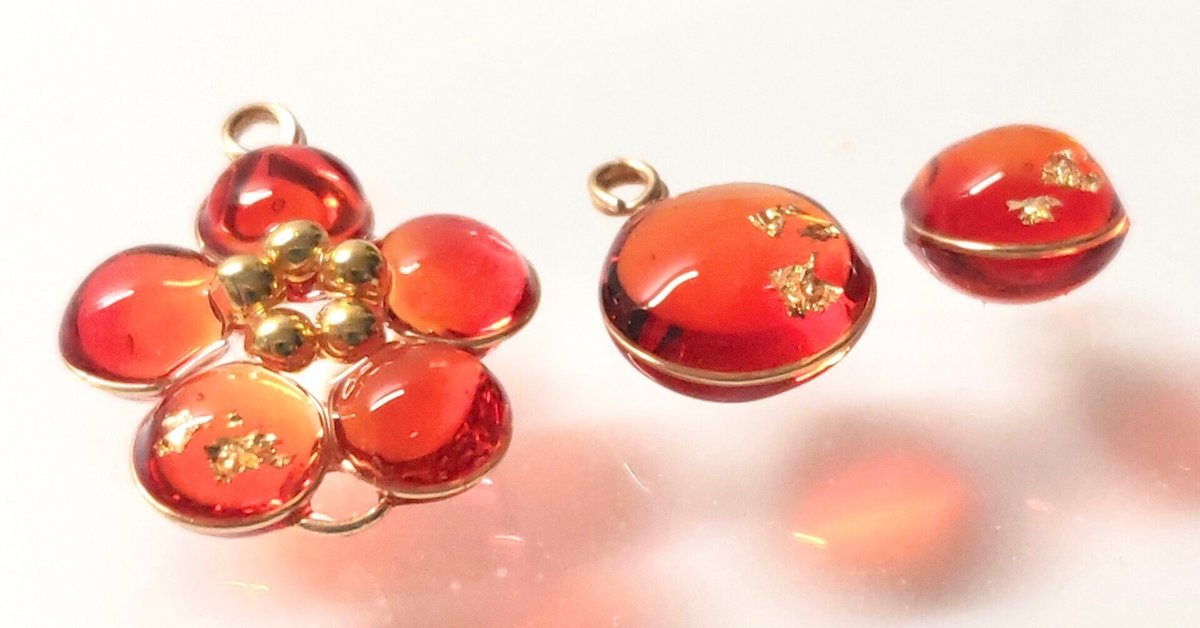 梅の花_ワイヤーとレジンで作るアクセサリー｜mijinko_factory