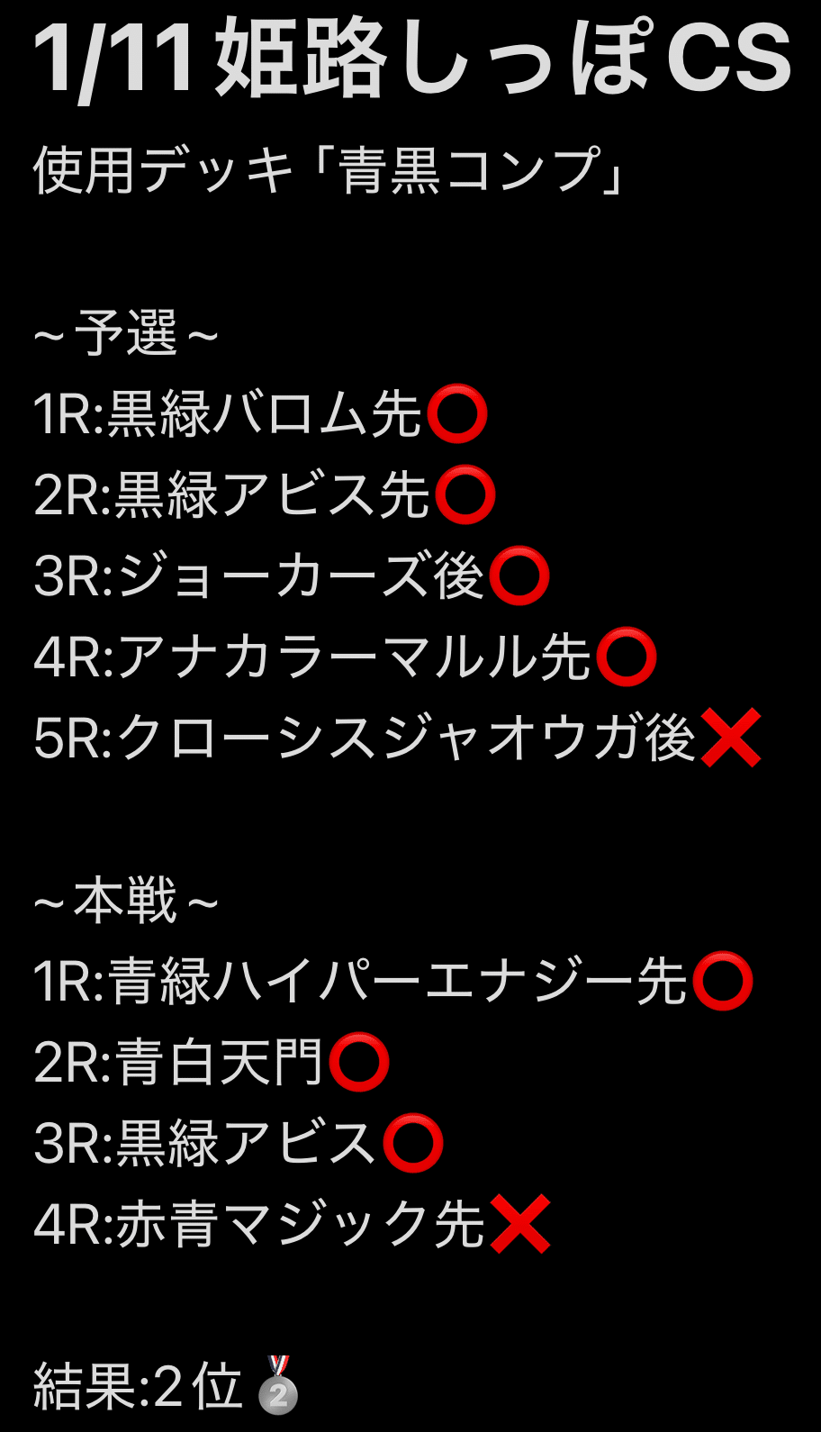青黒コンプ調整録|yoku 青黒コンプ調整録|yoku