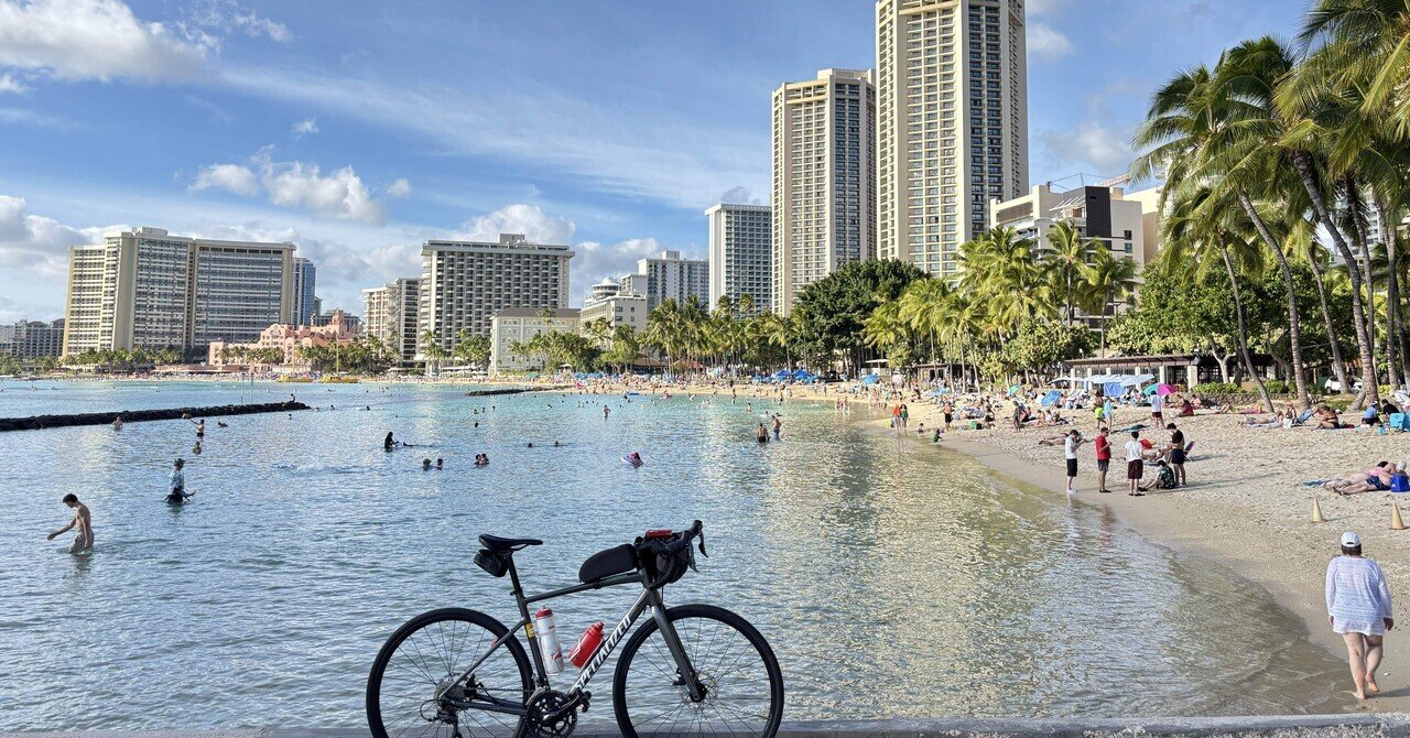 ハワイから取り寄せたイプ EX1-2. Hawaii, Cycle around Oahu｜おかけん真冬の自転車