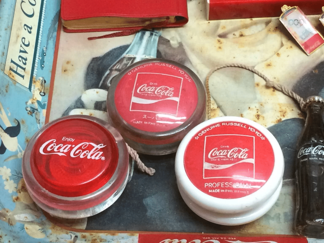 激レア 当時物 コカコーラ 無作法 ラッセル ヨーヨー
