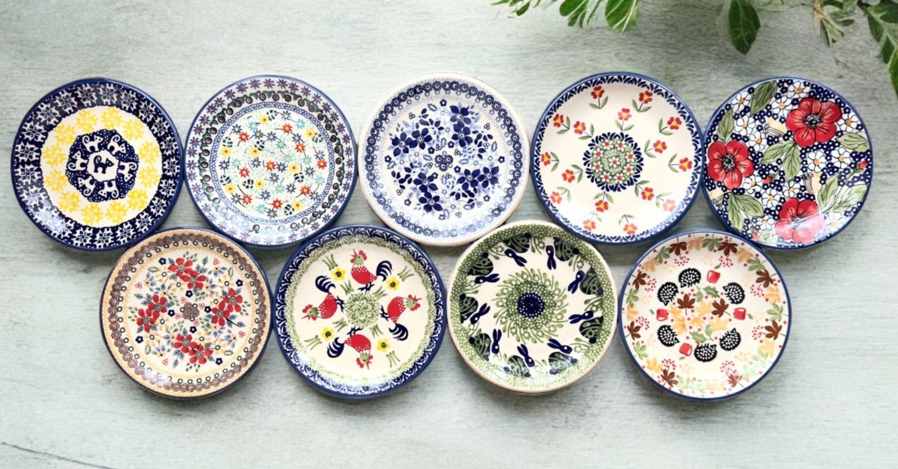 ボレスワヴィエツ★25.5 cmプレート3枚セット ボレスワヴィエツ☆25.5 cmプレート3枚セット