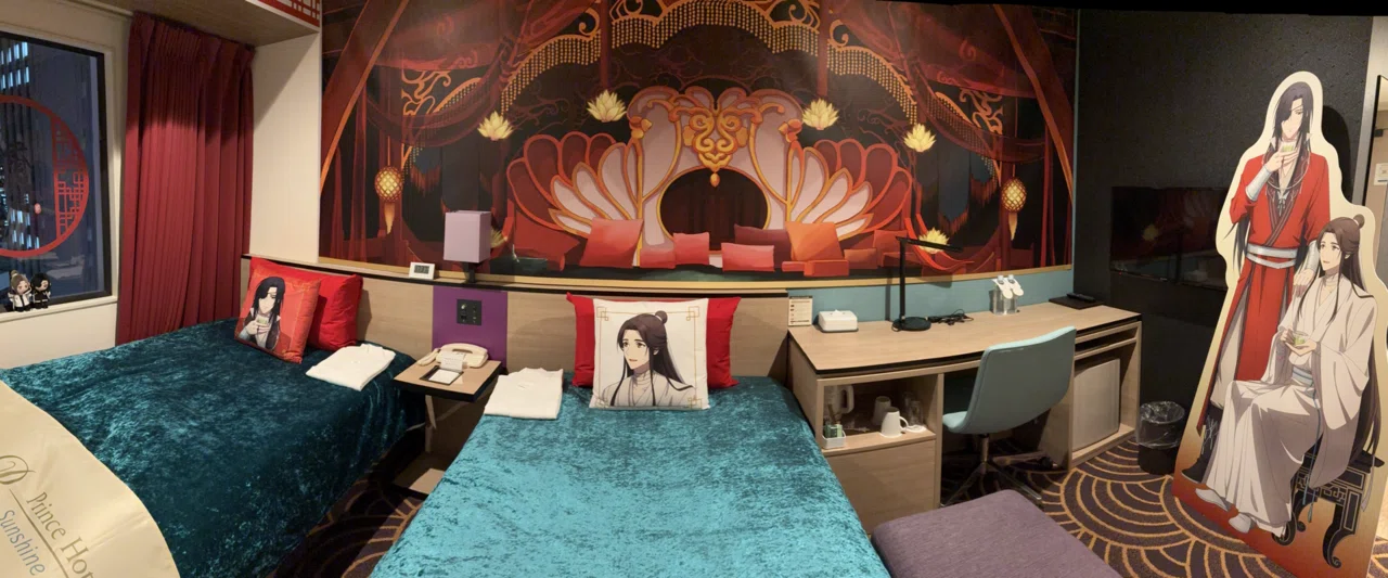 天官赐福　天官賜福　池袋　サンシャインプリンスホテル　アクリルスタンド サンシャインシティプリンスホテル】アニメ「天官賜福 貮」との