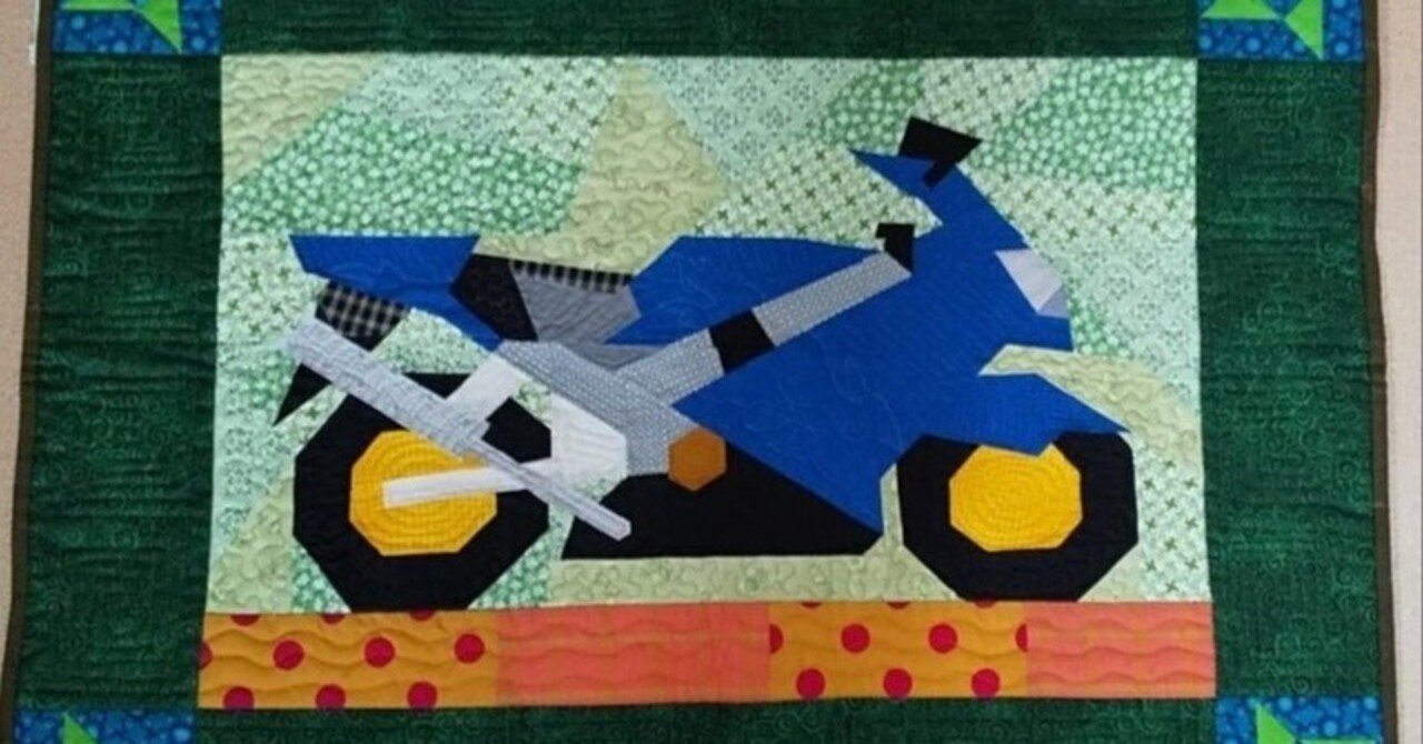 作ったもの】Kawasaki Ninja ZX-12Rのキルト｜hodo2quilts