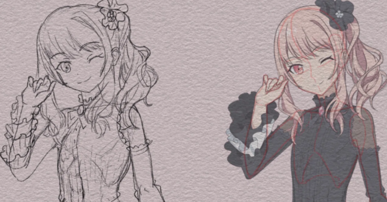 お絵描き上手くなるサイクル🔁推しキャラ模写から二次創作への道