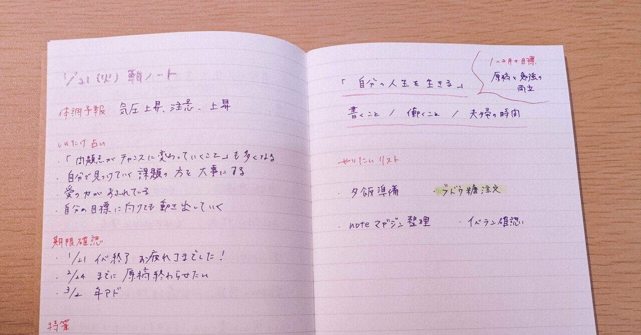 朝ノートの習慣と中身｜小海いと