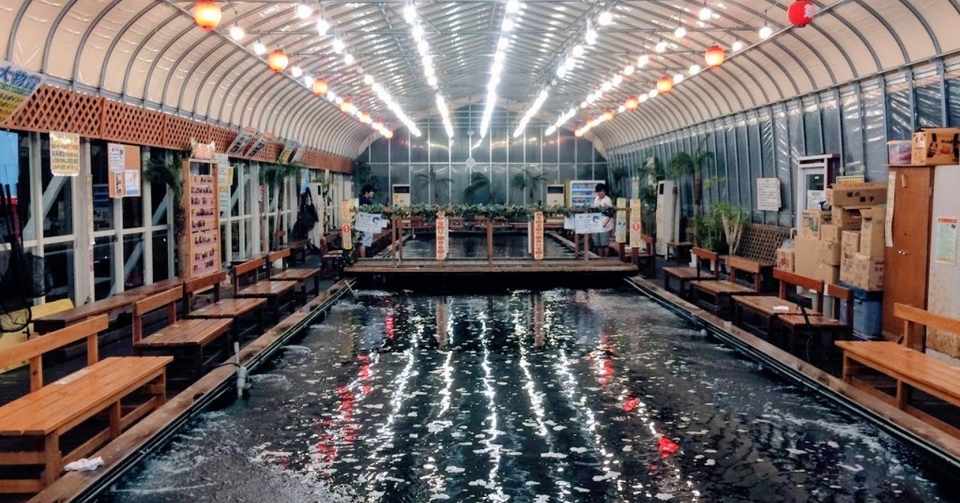 都内の屋内釣り堀 スーパーフィッシング足立店が最高に楽しい ヤマナカ Note