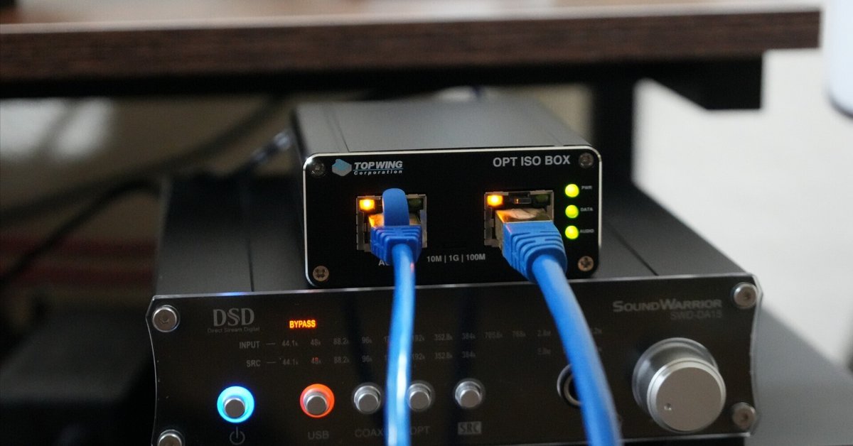 新品 TOP WING OPT ISO BOX オプティカルLANアイソレーター