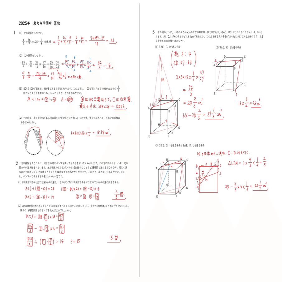 東大寺　学園　中学校　過去問　20年分 東大寺 学園 中学校 過去問 20年分 東大寺 学園 中学校 過去問 20年分