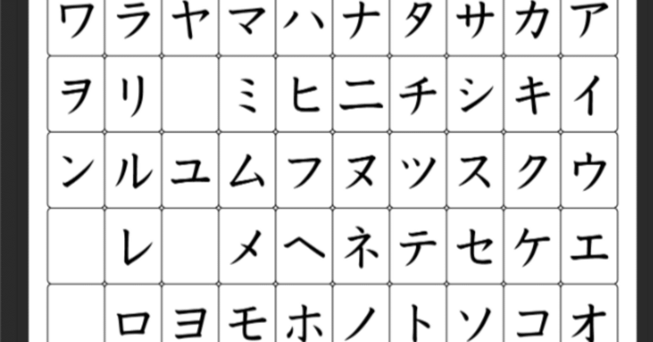 カタカナが得意になっていた話｜望月佑真