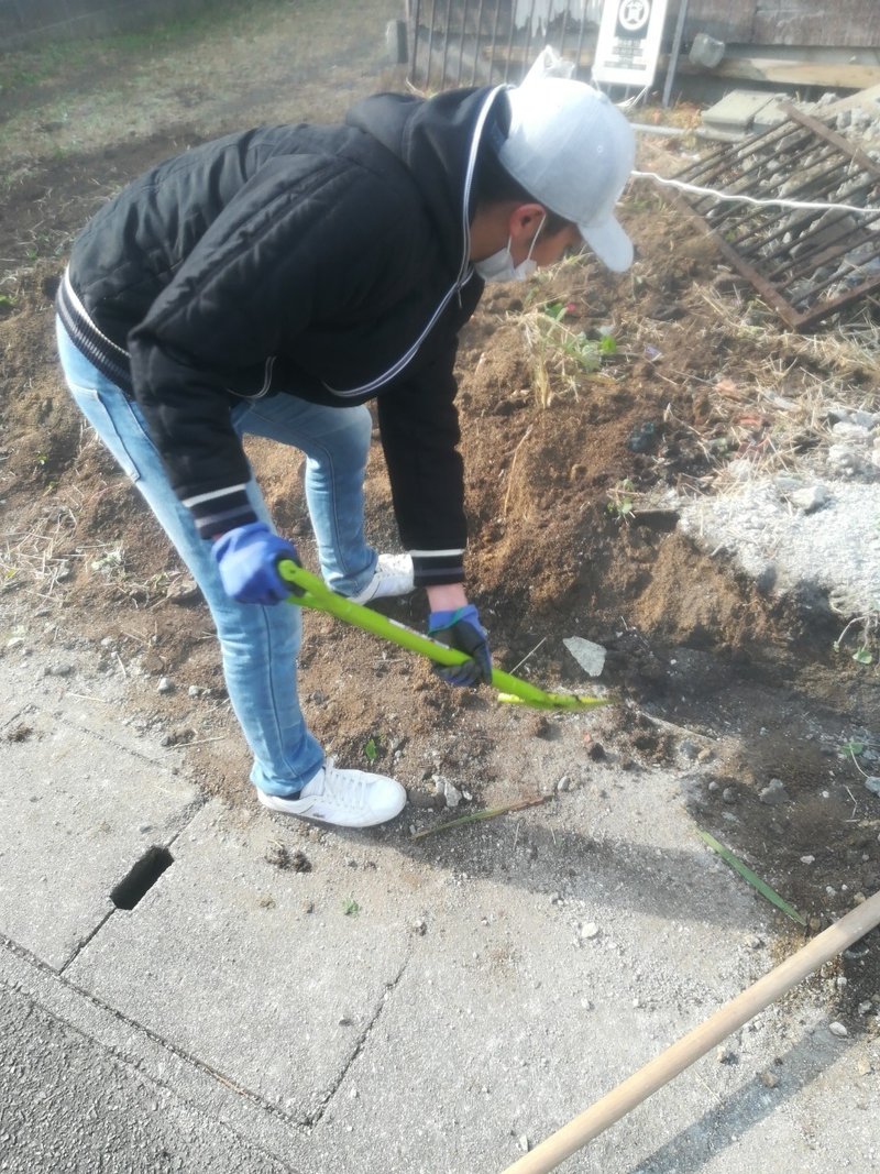 第33話 コンクリートの壁を壊す 駐車場造成へ 19 12 21 ジョイフル大家 Note