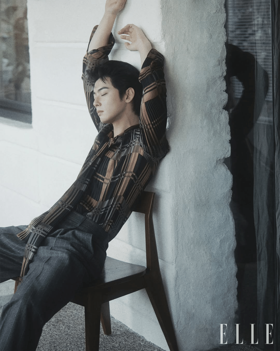 激レア ELLE KOREA チャウヌモデル出演 ELLE 2月号カバー チャウヌの声が聞こえる｜𝒞𝒽𝒶𝓂𝓊