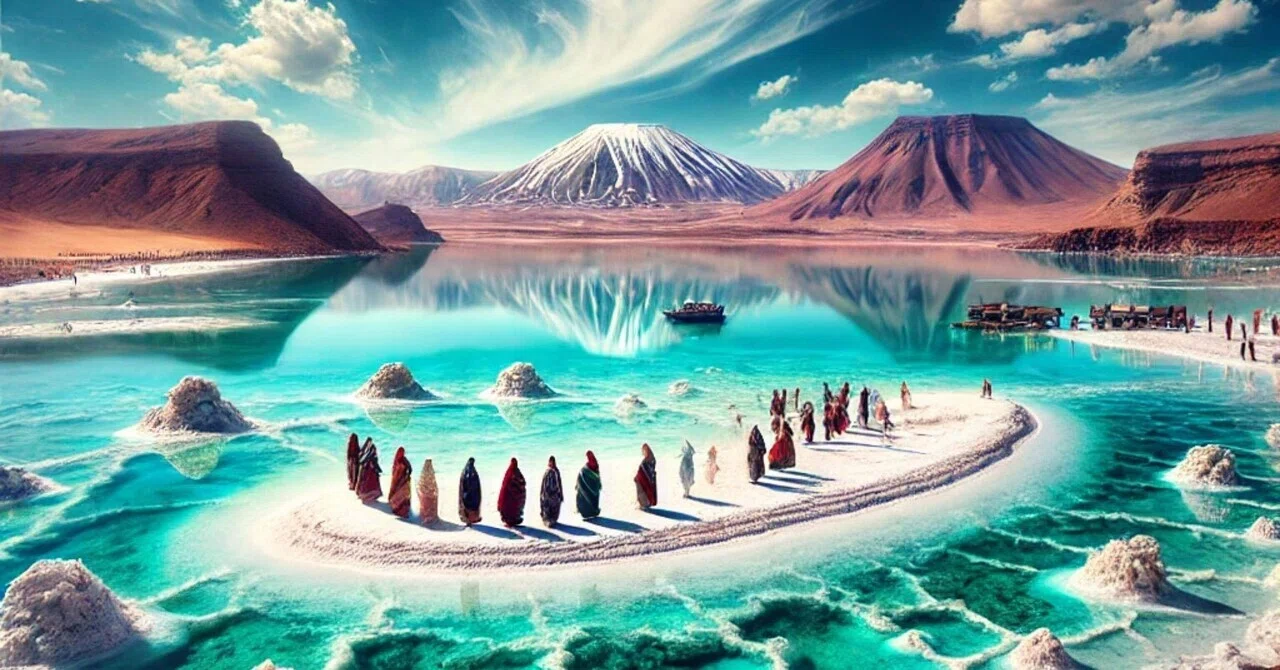 「超希少」アッサル湖の塩結晶　大 灼熱の地アッサル湖の丸い塩 : 写真でイスラーム