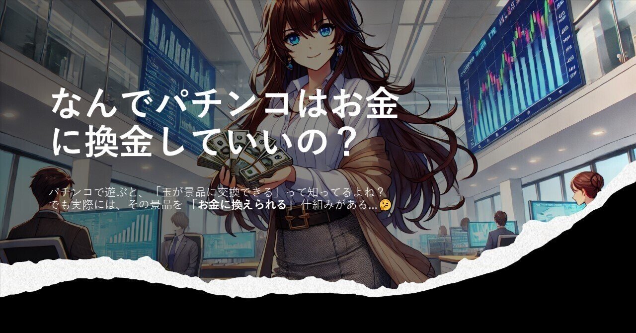 🎰 なんでパチンコはお金に換金していいの？🤔｜楽カイ（酒井 久）