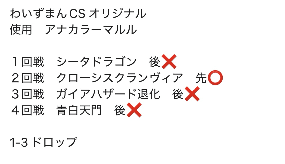 アナカラーマルルブレインスラッシュ型cs入賞リスト匿名配送