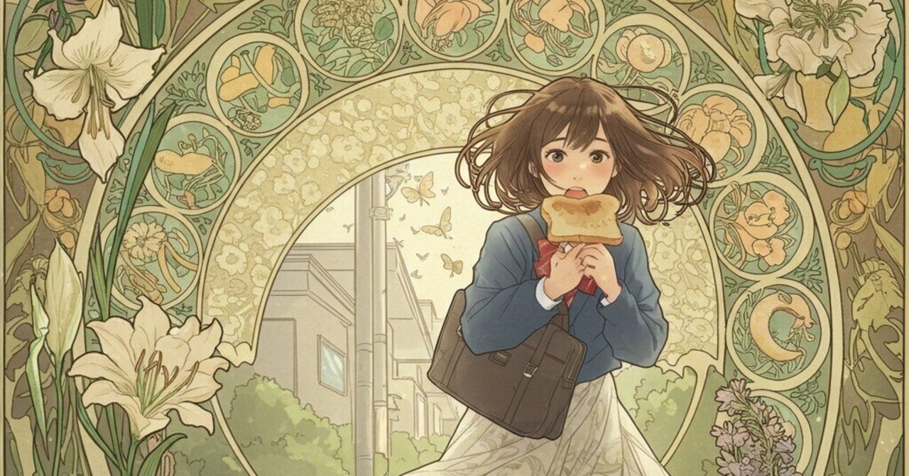 全男子の希望をアール・ヌーヴォー調イラストに｜AIイラスト研究室