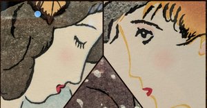 夢二監修の初版と復刻木版画を比べて＠「竹下夢二 版画展