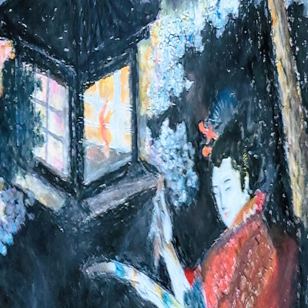 画家の心 美の追求 第94回「葛飾応為『夜桜美人図』19世紀中頃