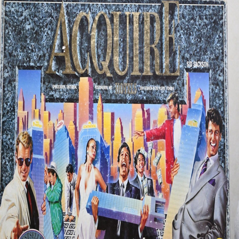 ボードゲーム：アクワイア(ACQUIRE)ドイツ版BIGBOX｜本好きの