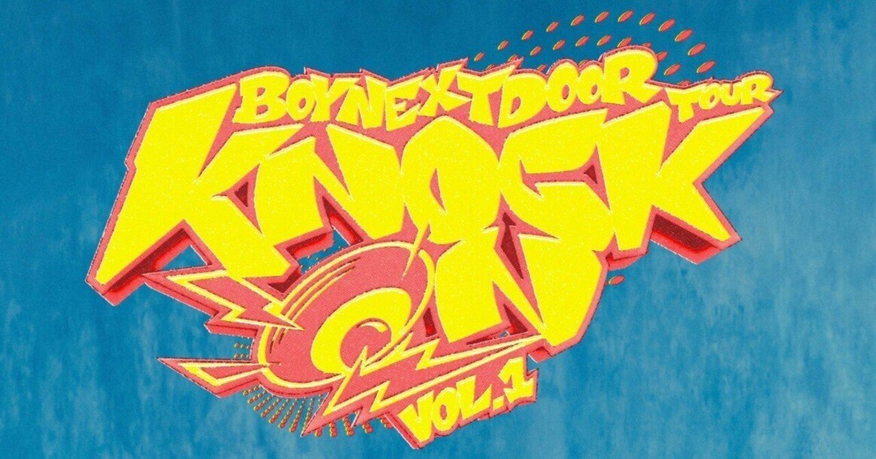 KNOCK ON Vol.1' IN JAPAN｜🌟