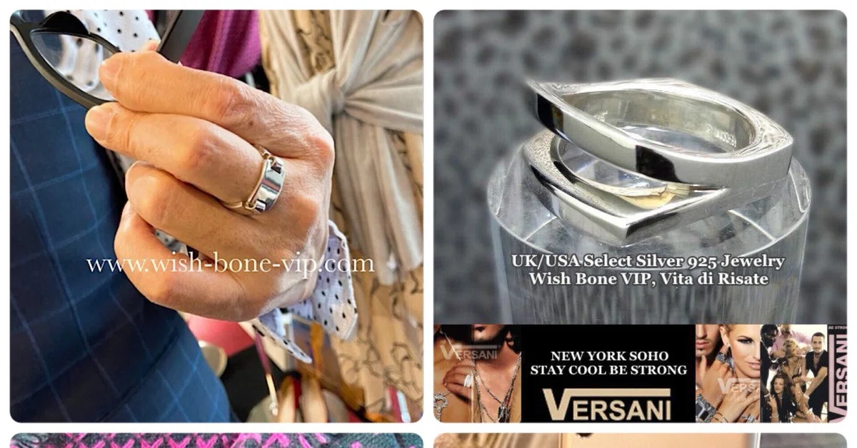VERSANI シルバーリング 925 ニューヨーク発メンズライクなシルバージュエリー Versani｜インポート