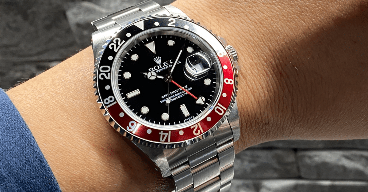 コレクションに最適な逸品 優良個体 ONLY SWISS GMTマスターII