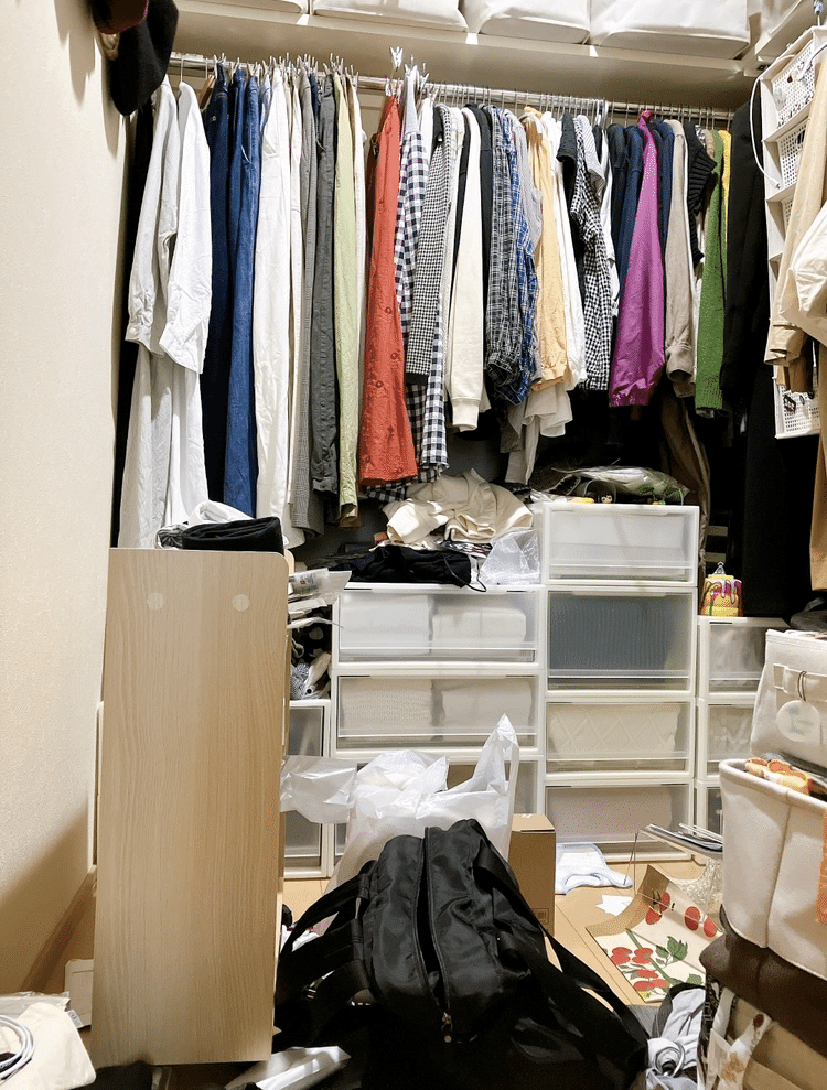 3年半整理し続けているクローゼットの進捗を公開｜こまり