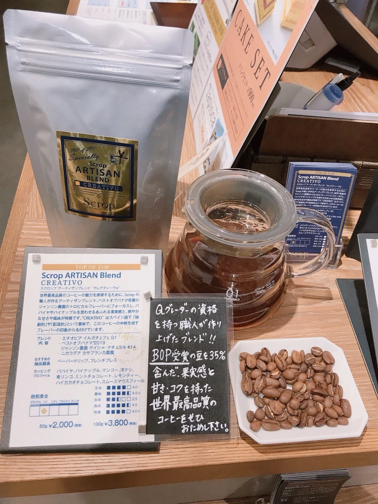 プロのコーヒーレシピ No7 Scrop Coffee Roasters 表参道 サティー Note