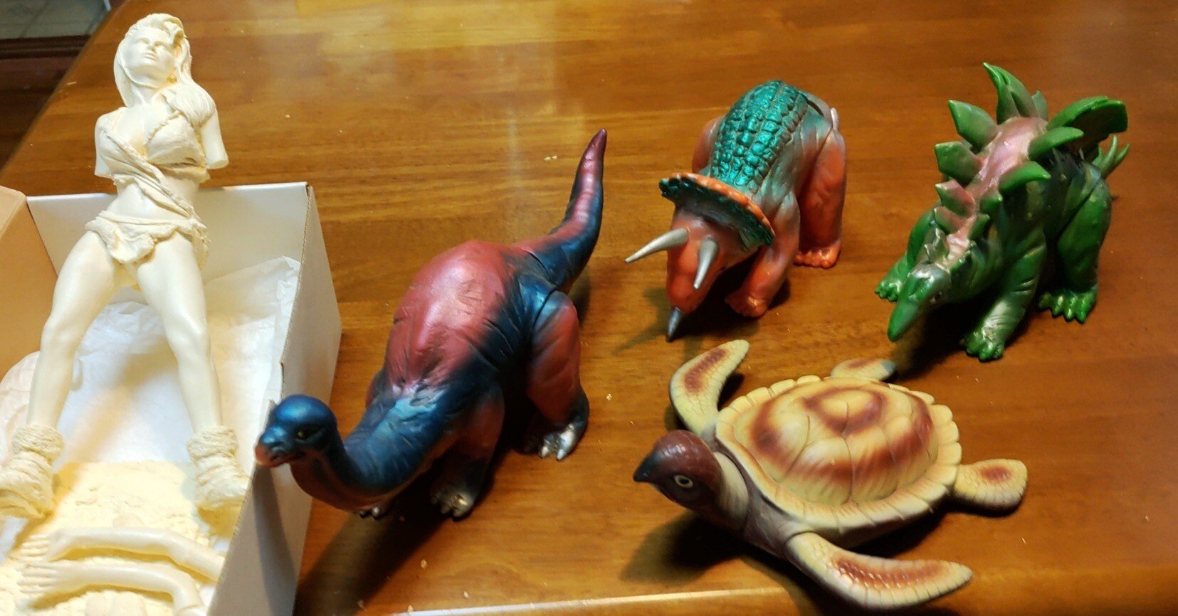 気*水様 当時物 マルサン ひよこマーク 恐竜100万年 ステゴザウルス