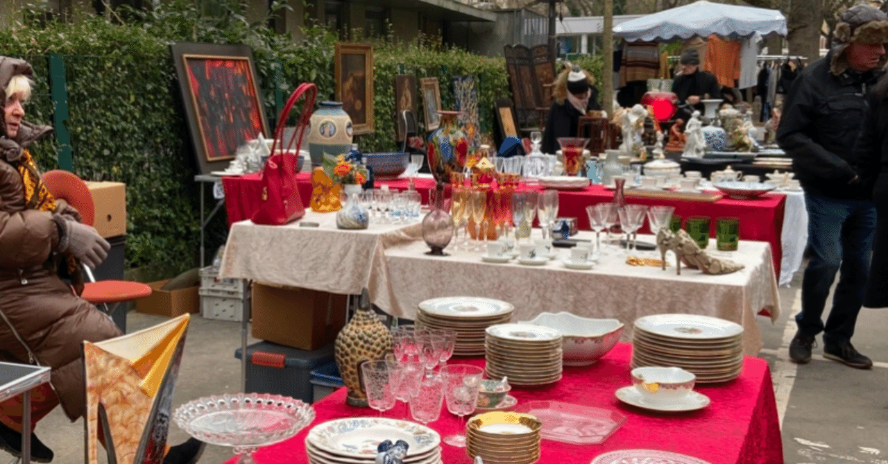 フランスへの旅2024 こぼれ話②〜パリ蚤の市で宝物のような時間を探す