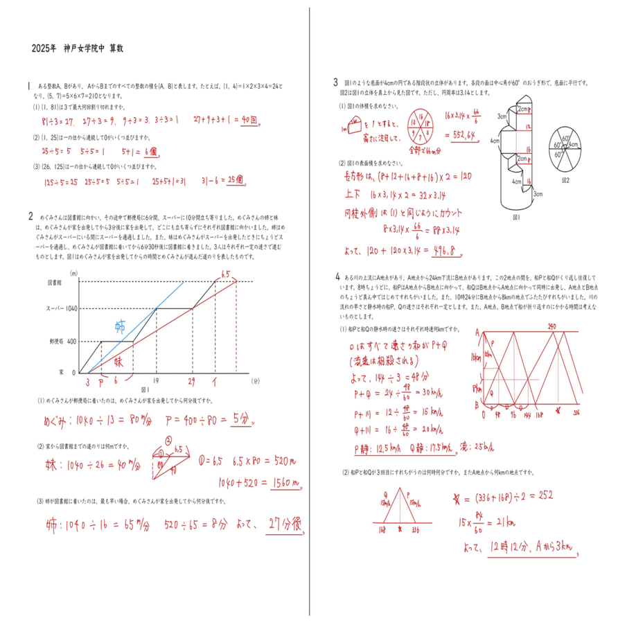 2025年 神戸女学院中等部｜うえたけ