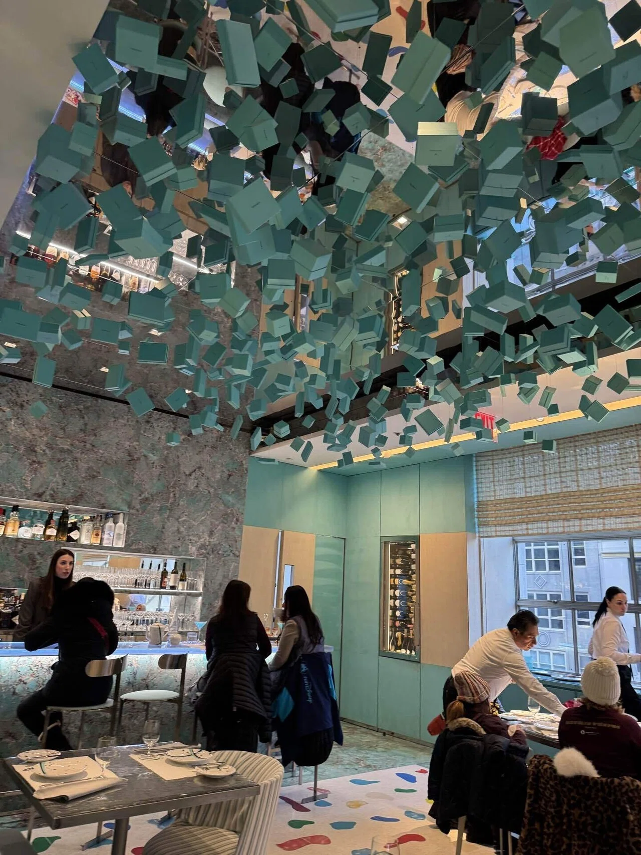 ニューヨークで毎日困ってます】ティファニーBlue box cafeで朝食を