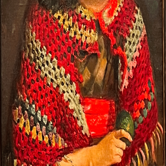 岸田劉生　毛糸肩掛せる麗子肖像　肩掛け　ケープ　ポンチョ麗子像　美術品　絵画 岸田劉生「毛糸肩掛せる麗子肖像」の買取・査定は美術のプロにお任せ