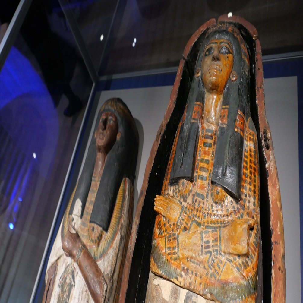 地上52階のミイラ。 「ブルックリン博物館所蔵 特別展 古代エジプト
