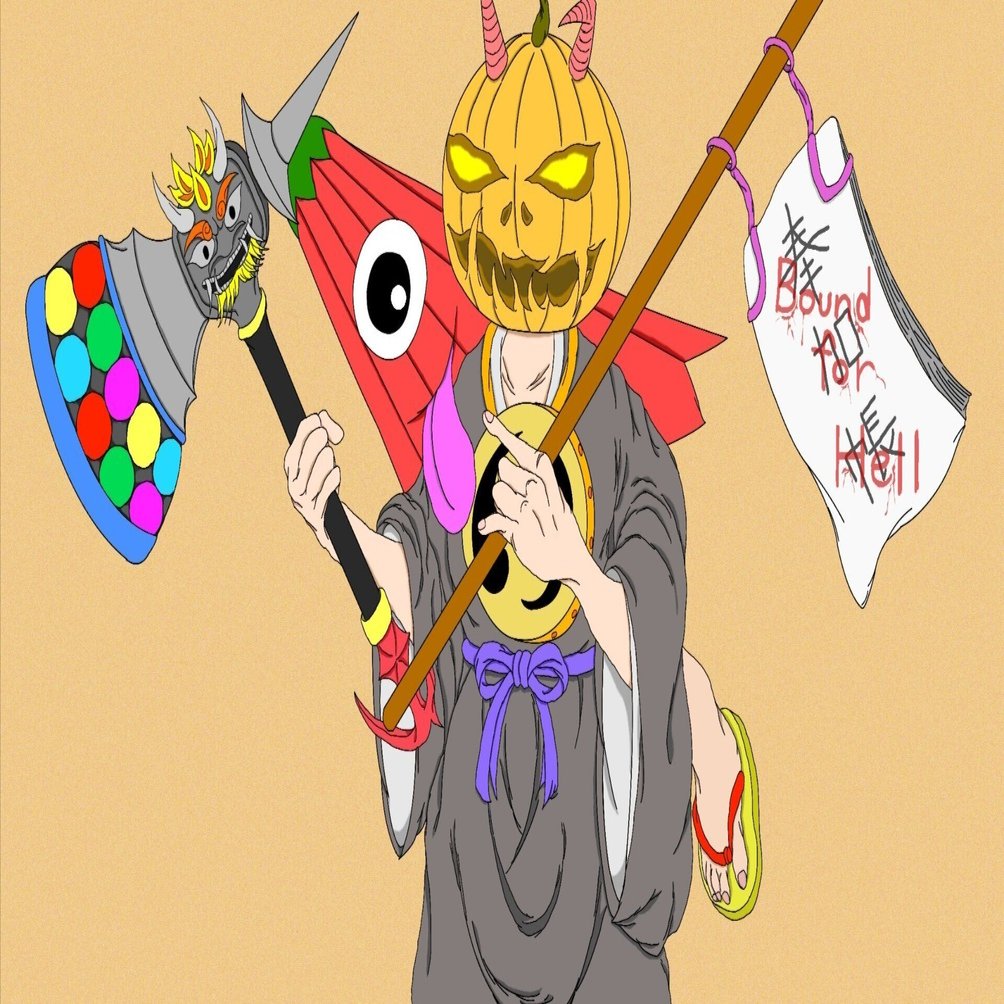 滋賀県大津市にて大津絵と遭遇す。そして自分でも描いてみた！｜睦夢夕