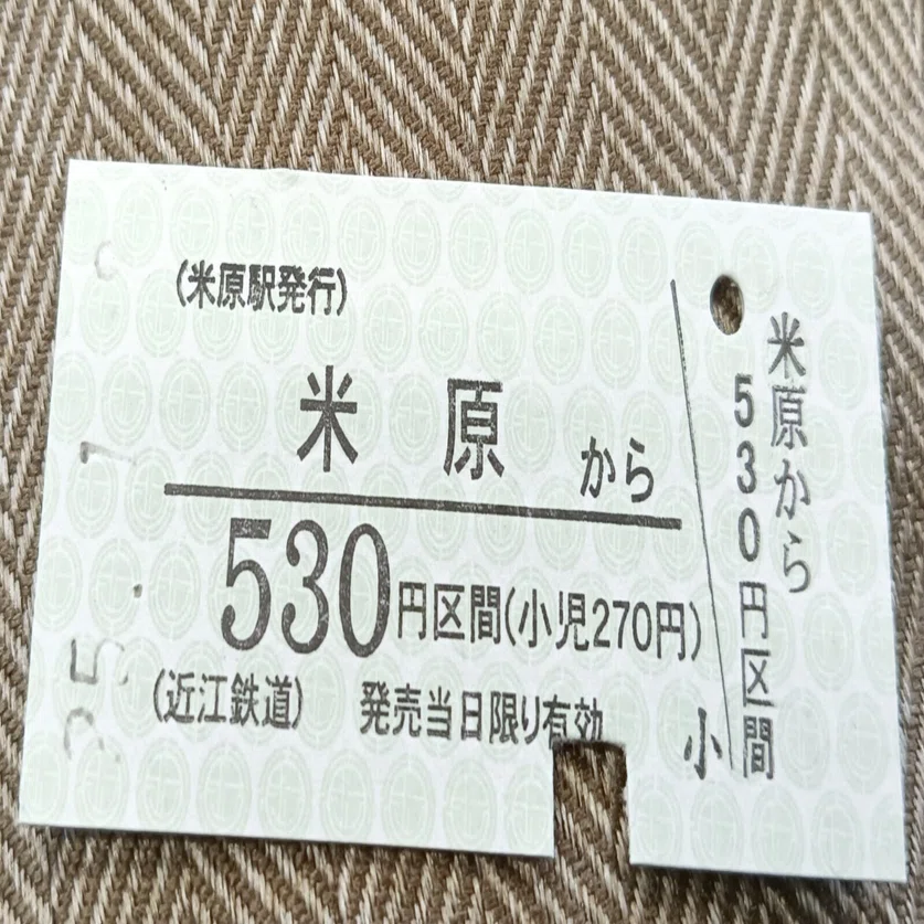 近江鉄道に乗ってきました！｜ゆり