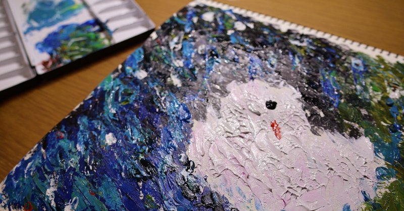 雨時々曇り☆アクリル画 雨時々曇り☆アクリル画