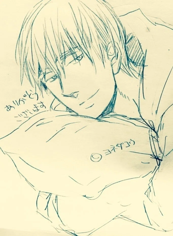 感想ありがとうございます。17歳矢代でお礼を。本人は自分の漫画を一生