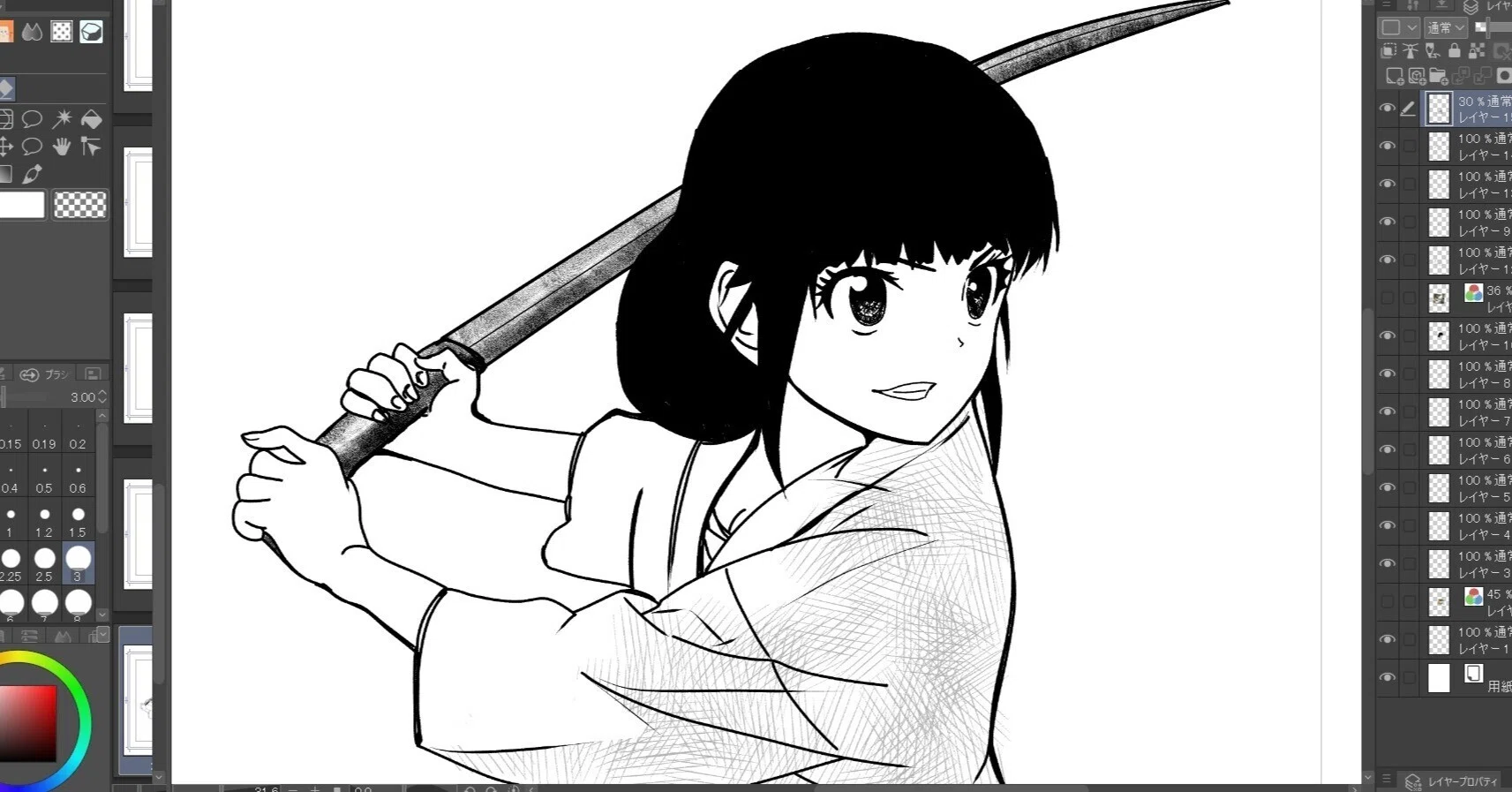 👧🏻祖母17歳Verを描いてみた！｜OSAKA