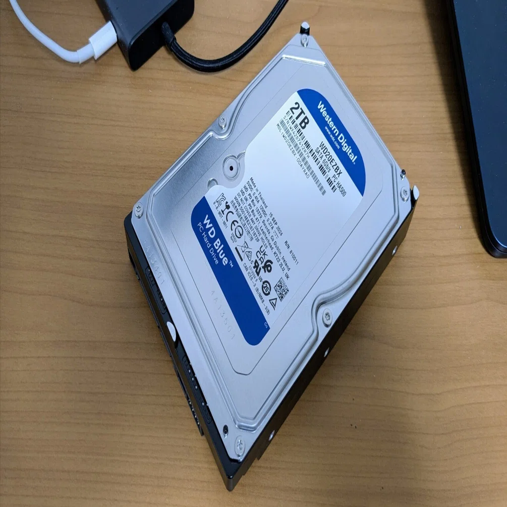 2025年、新しいプロジェクト用HDDを導入しました！｜Yuuki-T