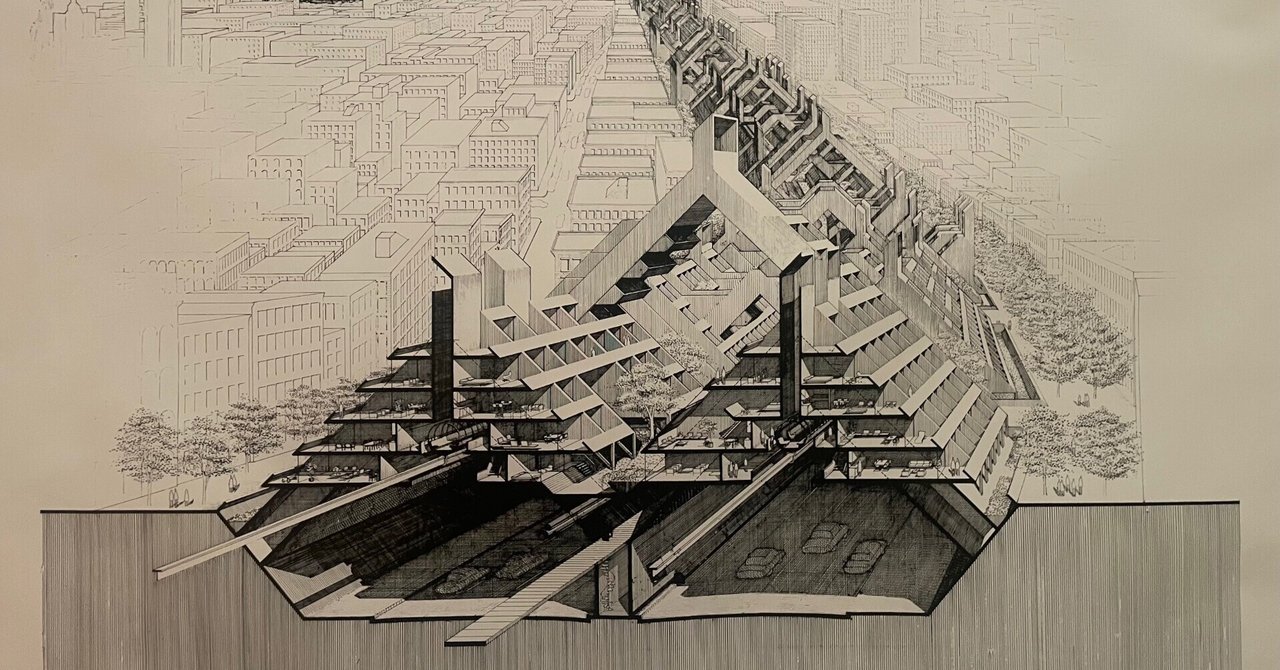 ポール・ルドルフ 建築透視図 古書古本 Totodo：ポール・ルドルフの建築透視図