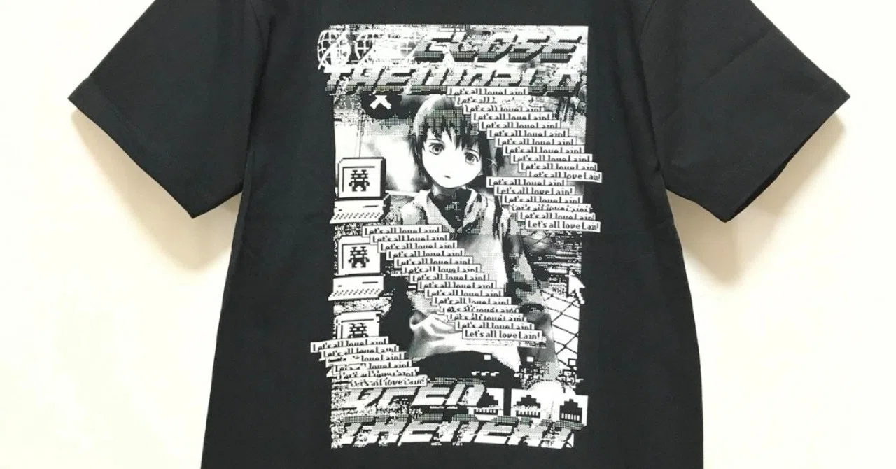 serial experiments lain】コラボ限定Tシャツ【メッサストア】｜Rei