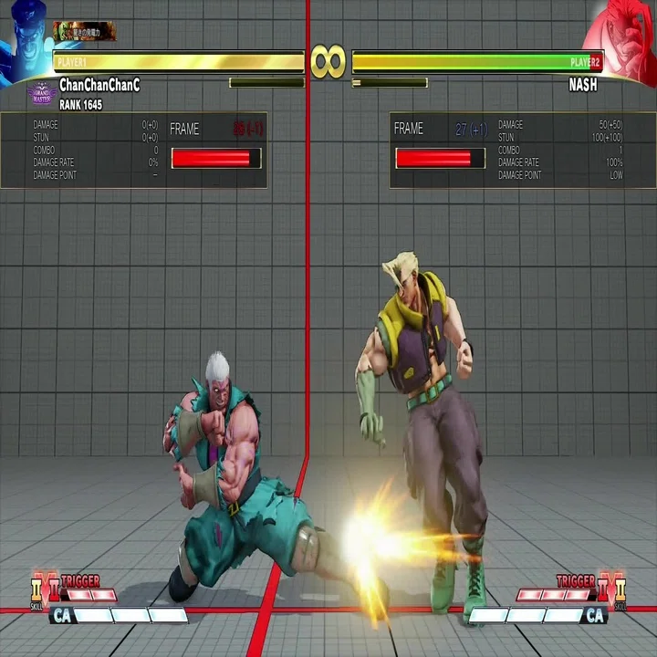 Sf5 19 12 23 ナッシュ対策考察1 基本技のフレーム ベガのキャラ対 Chan C Hanagumi Note