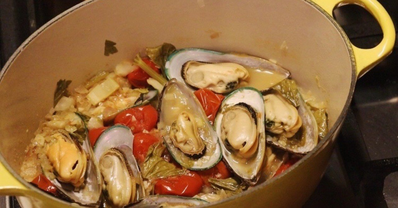 超簡単 パーティーで作りたいムール貝の白ワイン蒸し Moules Mariniere Ralu Note
