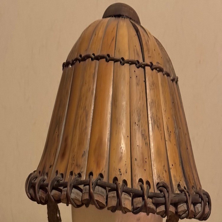 戦時下の一品＞ー防空竹兜ー行きつくところまで来たという代物｜信州