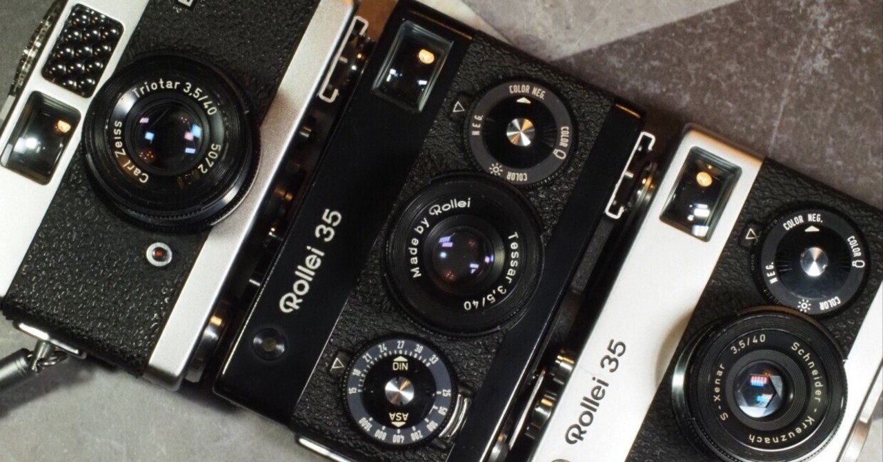 カメラ沼の深淵」 3台のRollei35｜saphirinus