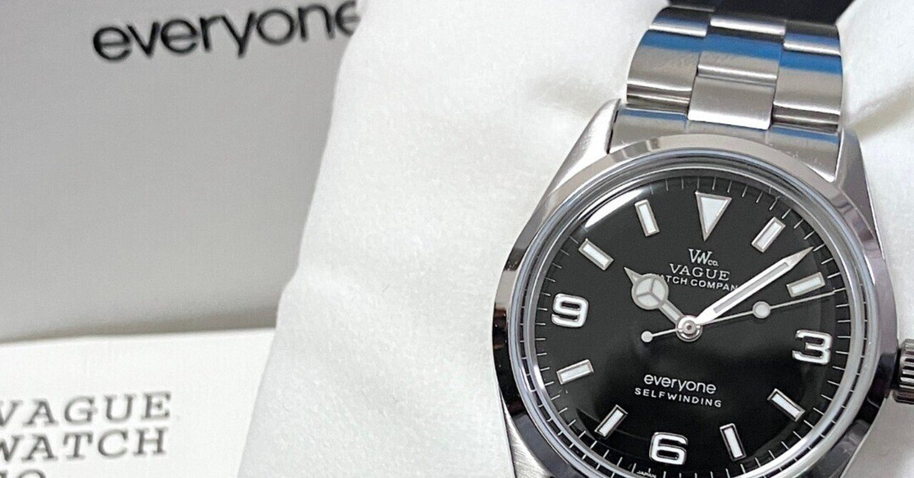 2025年2本目の自店以外の時計：everyone Time Traveler by VAGUE WATCH