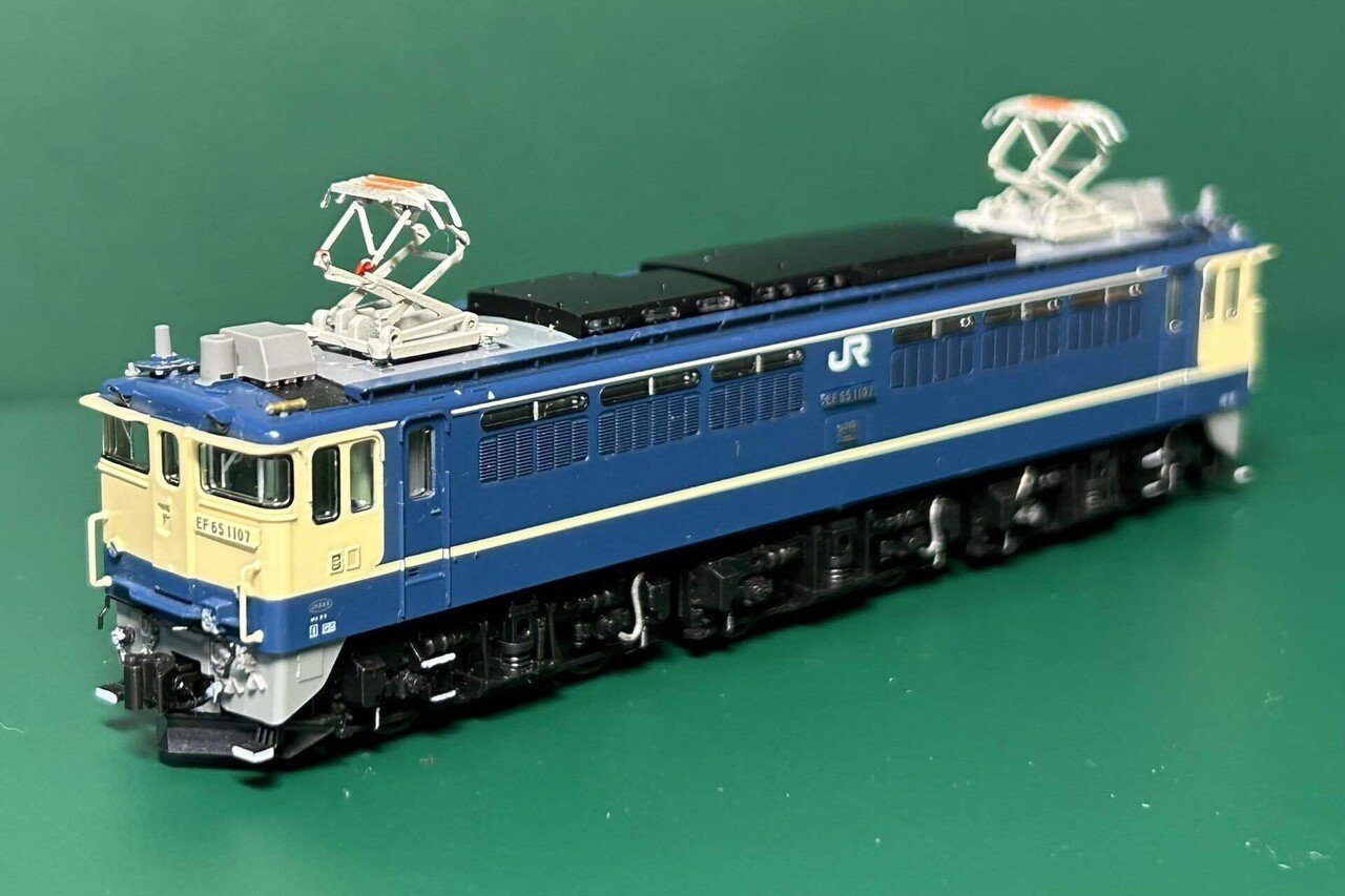 【加工】TOMIX92957さよなら銀河ベースEF65 1000田端機関区 模型雑記#2 田端運転所 EF65 1000(7次型)｜やま