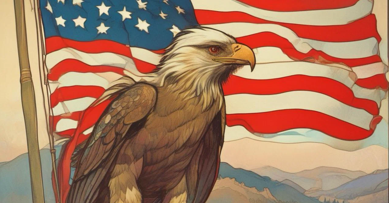 Aquarius 9 degrees | A flag turned into an eagle.｜Astrologist Mucha