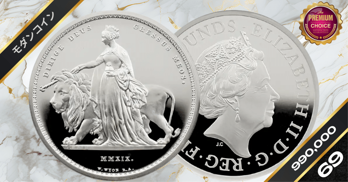 2019 エリザベス2世 ウナ＆ライオン 5ポンド2オンス銀貨 ファーストリリース NGC PF69UC｜小川竜一 / R-TRUST  investors Inc.