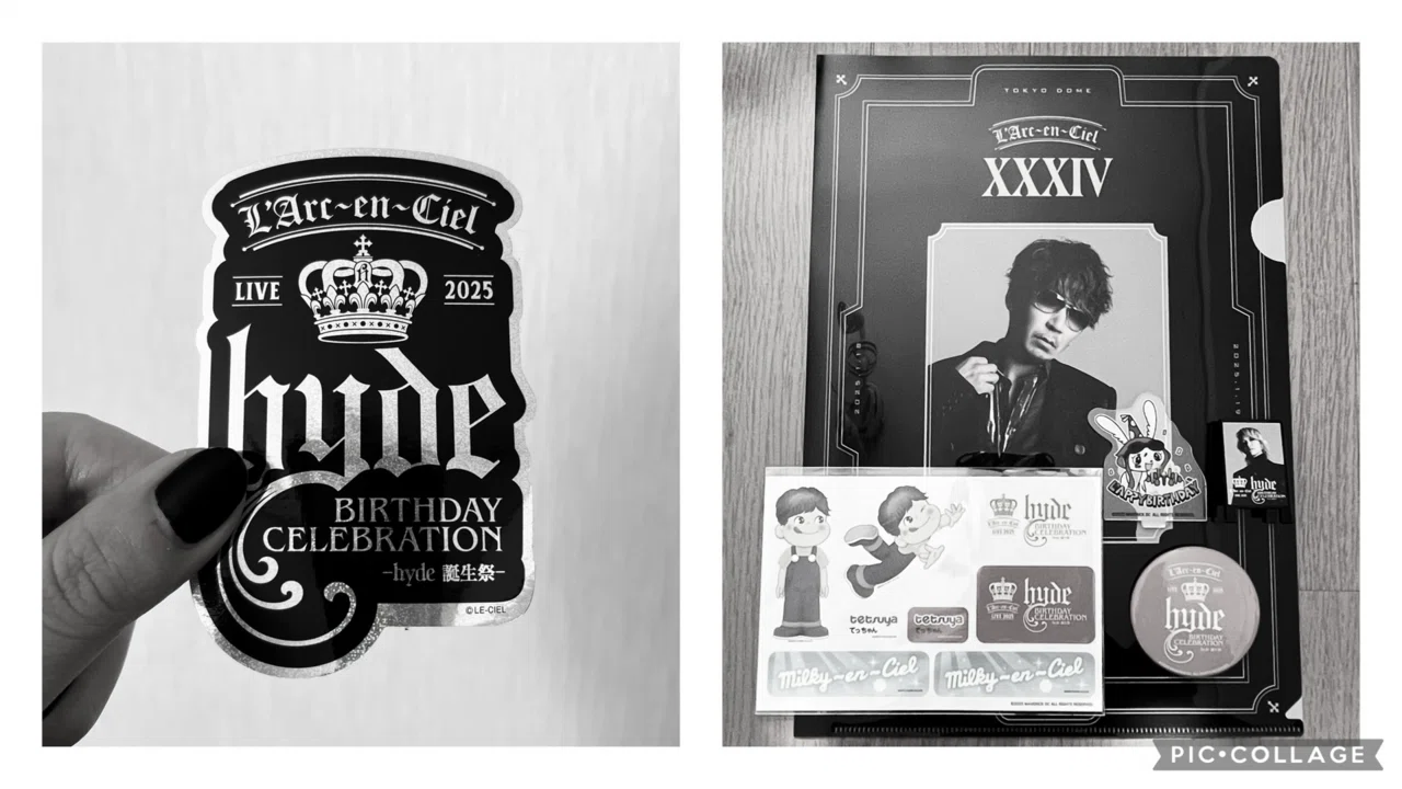 L'Arc-en-Ciel hyde 誕生祭 ホログラムステッカー 2025年1月19日 L'Arc〜en〜Ciel LIVE 2025 hyde BIRTHDAY CELEBRATION